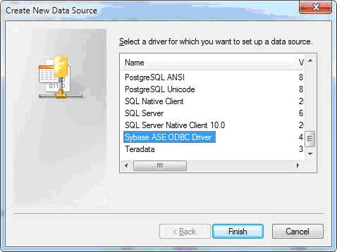 sybase odbc driver linux